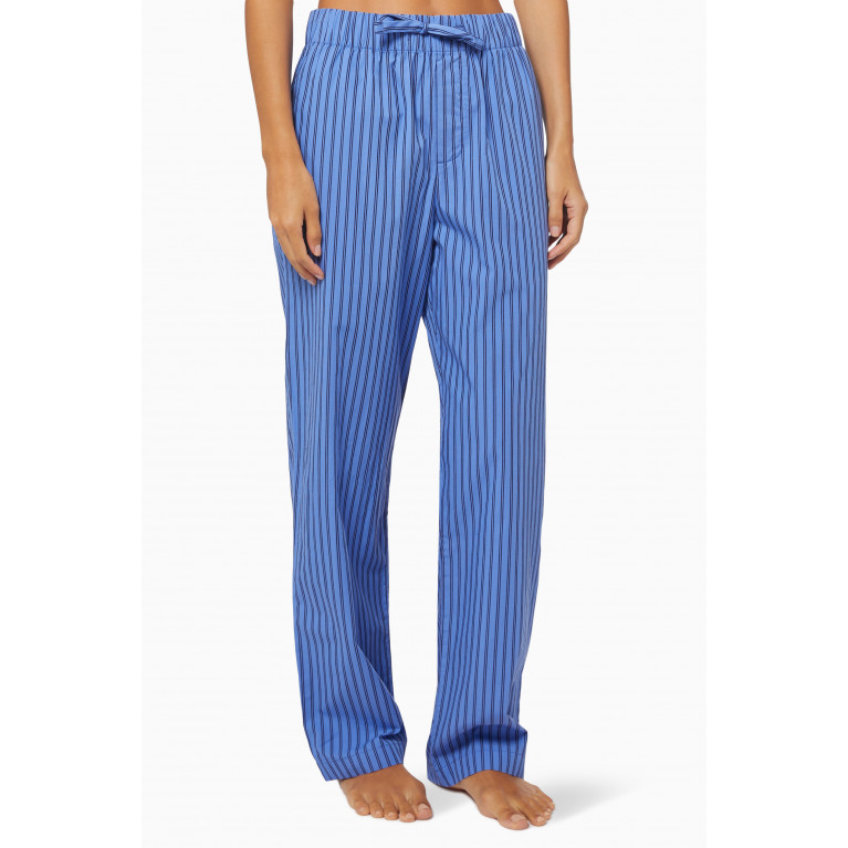 Tekla - Boro Stripes Poplin Pyjamas Pant in Organic Cotton