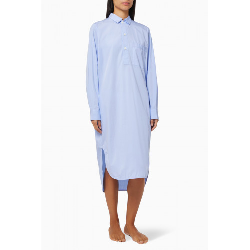 Tekla - Poplin Night Shirt Dress in Organic Cotton