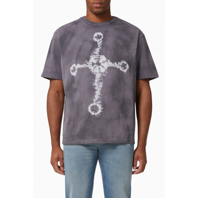 Acne Studios - Tie-Dye Graphic T-Shirt in Organic Cotton