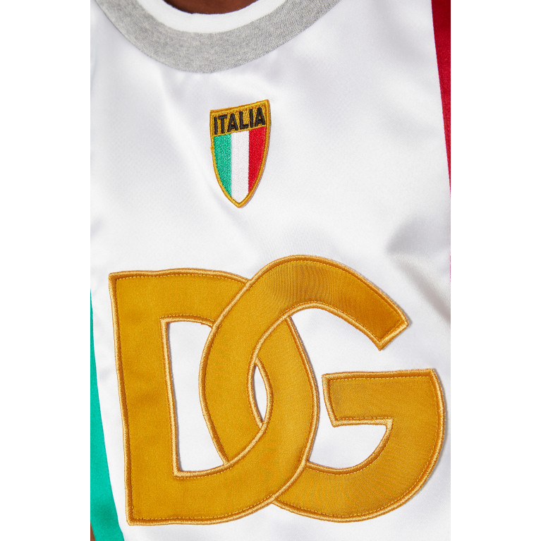 Dolce & Gabbana - DG Logo Tank Top in Satin