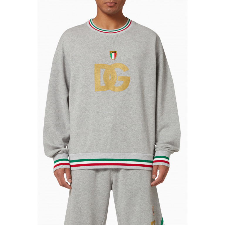 Dolce & Gabbana - DG Print Sweatshirt in Jersey