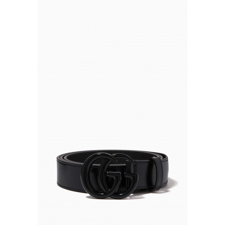Gucci - GG Marmont Thin Belt in Leather