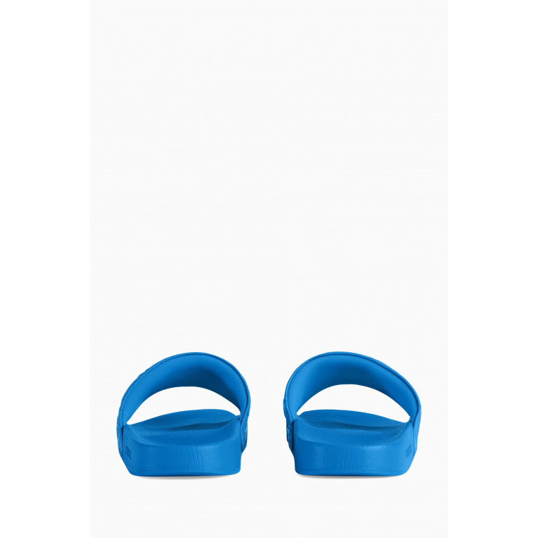 Gucci - Slide Sandals in GG Demetra Blue