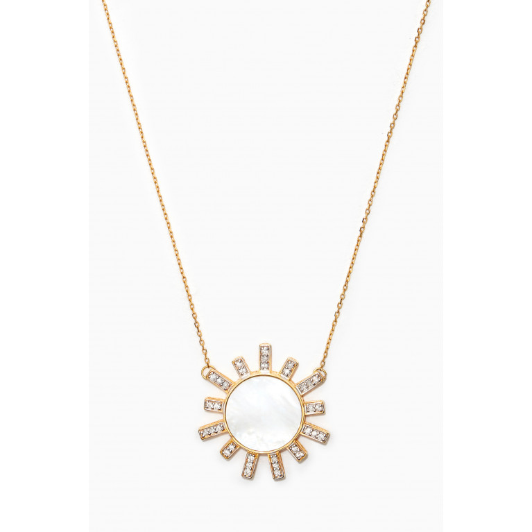 M's Gems - Arine Necklace in 18kt Yellow Gold