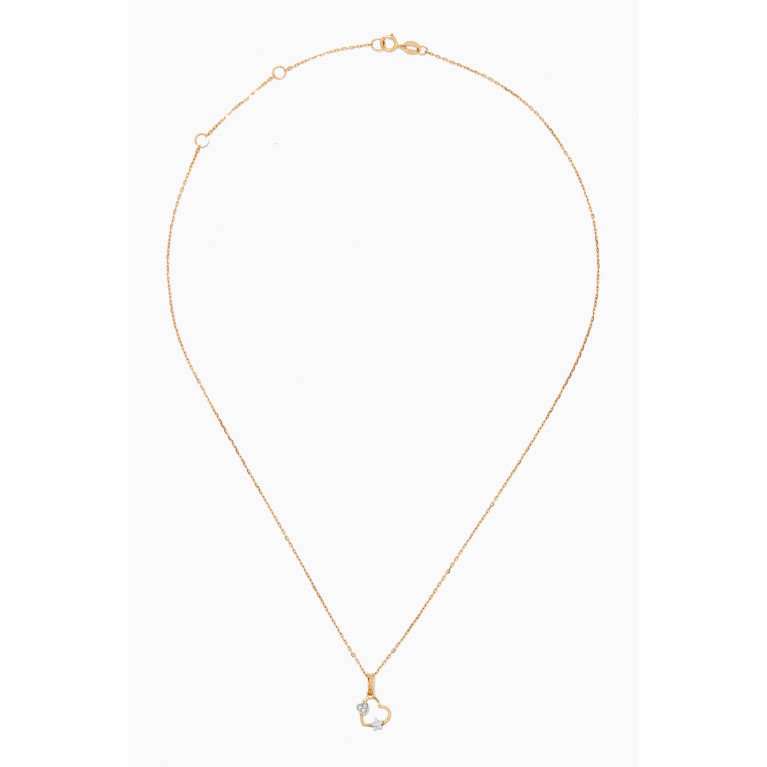 M's Gems - Amika Diamond Necklace in 18kt Yellow Gold