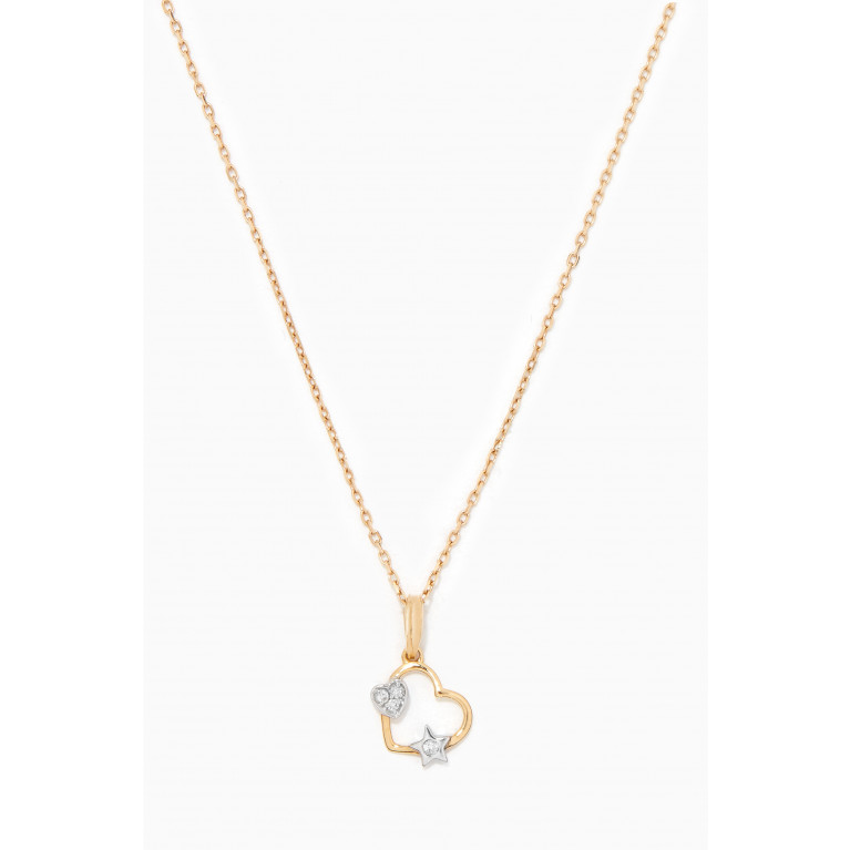 M's Gems - Amika Diamond Necklace in 18kt Yellow Gold