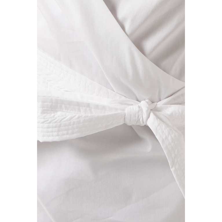 Simkhai - Waverly Balloon-sleeve Top in Cotton-poplin White