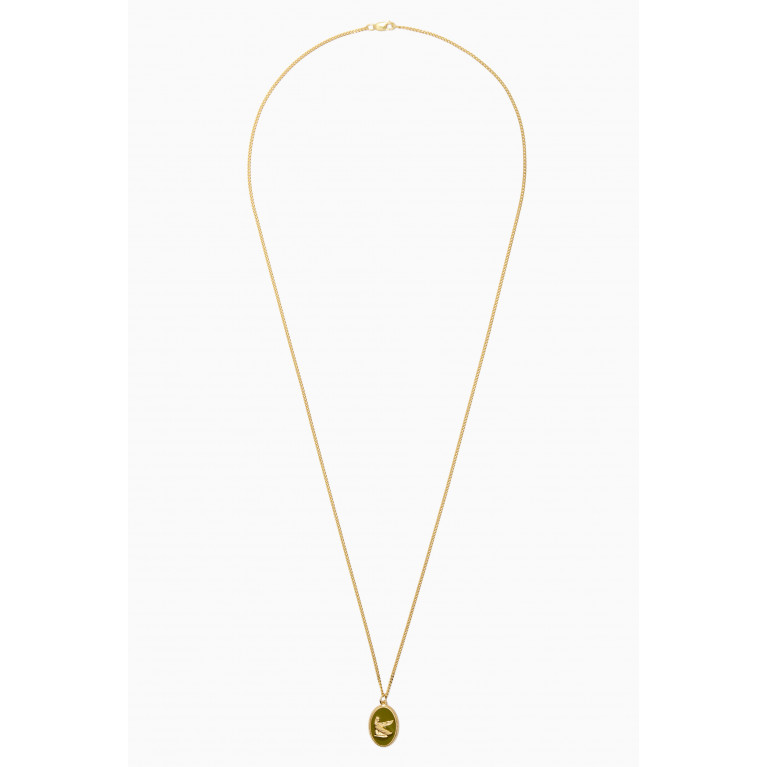 Miansai - Ma'at Pendant Necklace in 14kt Gold Vermeil