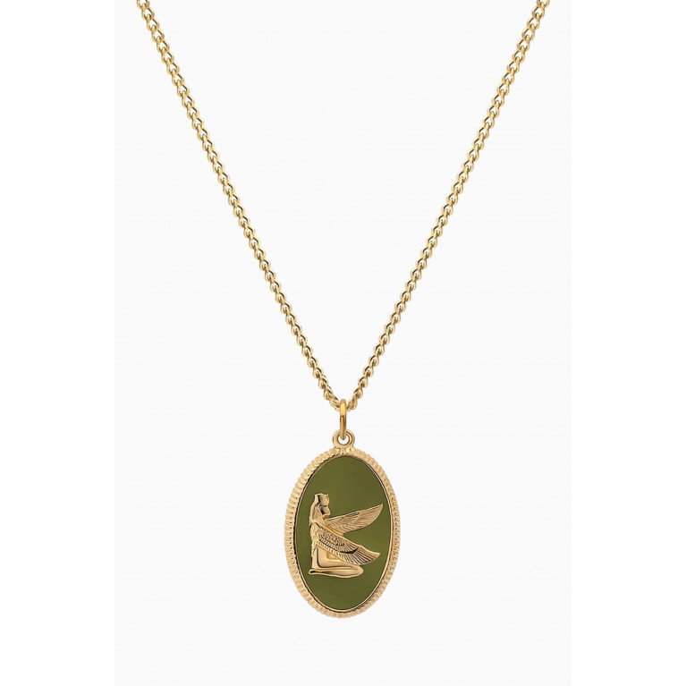Miansai - Ma'at Pendant Necklace in 14kt Gold Vermeil