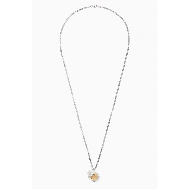 Miansai - Test of Time Cable Chain Necklace in Sterling Silver & 14kt Gold Vermeil