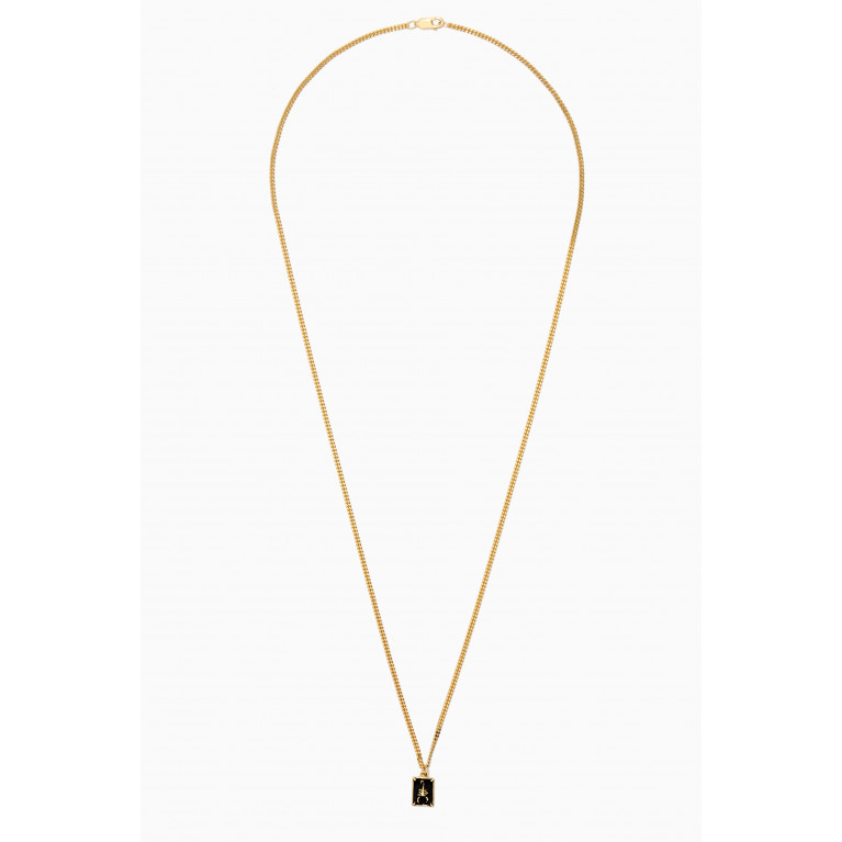 Miansai - Scorpius Pendant Necklace in 14kt Gold Vermeil