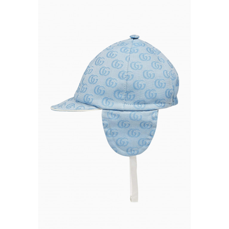 Gucci - GG Hat with Ear Flaps in Cotton