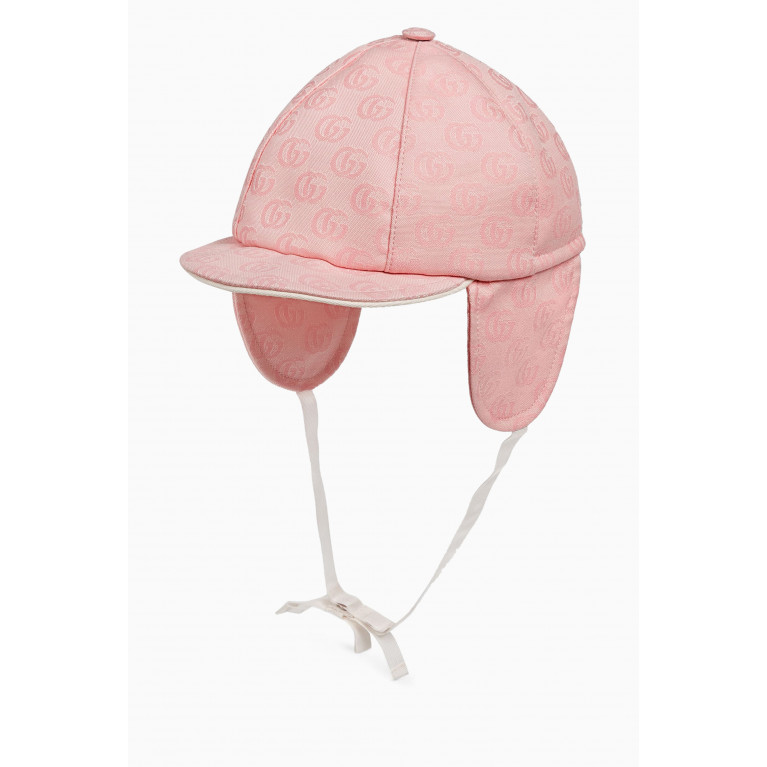 Gucci - GG Hat with Ear Flaps in Cotton