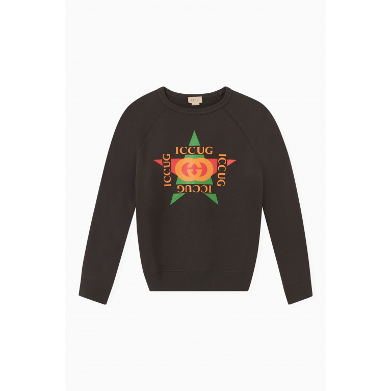 Gucci - Vintage Logo Sweatshirt in Felted Cotton Jersey