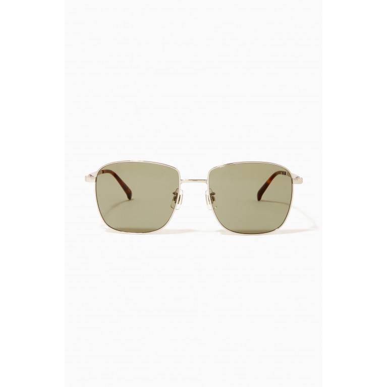 Dunhill - 58 Square Sunglasses in Metal