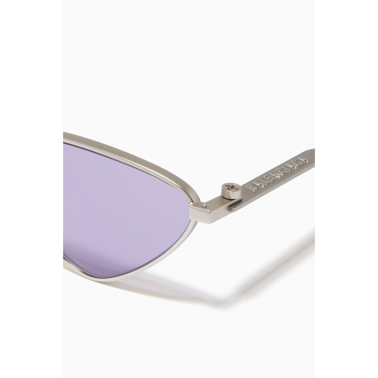 Balenciaga - Cat Sunglasses in Metal