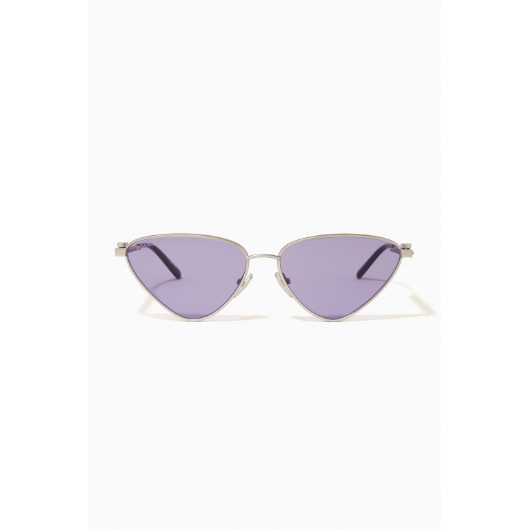 Balenciaga - Cat Sunglasses in Metal