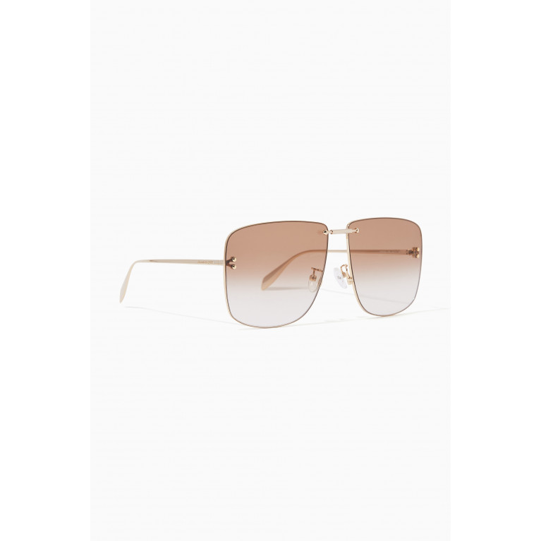 Alexander McQueen - Rectangle Sunglasses