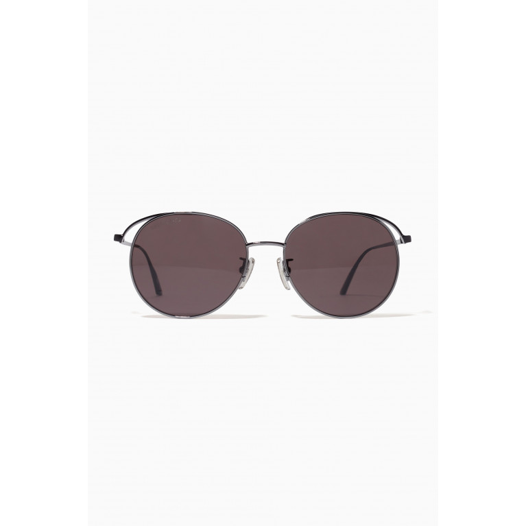 Balenciaga - Round Sunglasses in Metal