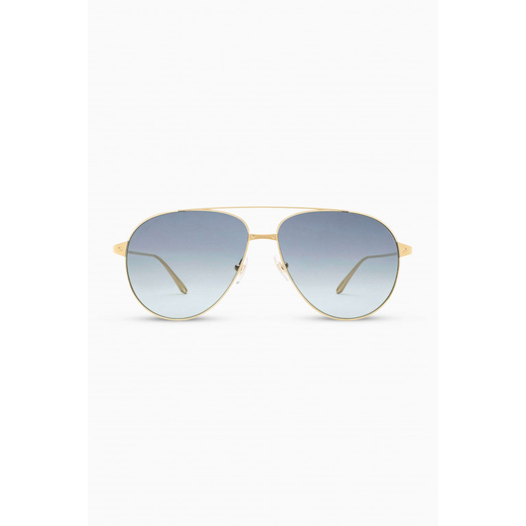 Cartier - Santos de Cartier Sunglasses in Metal