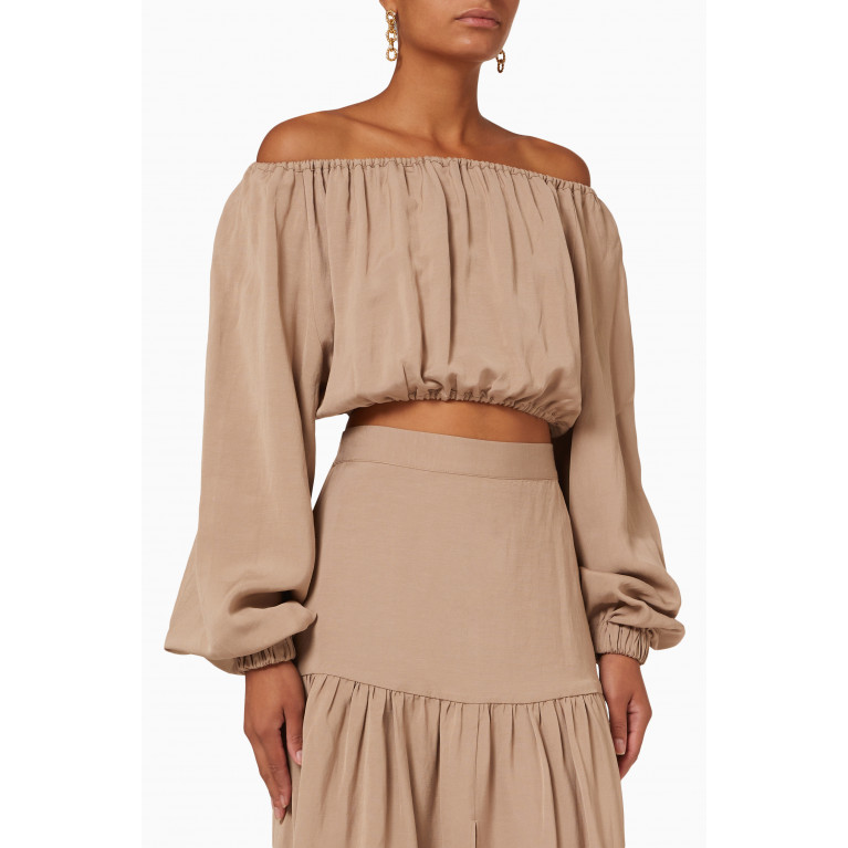 Pasduchas - Young Lovers Top in Viscose Brown