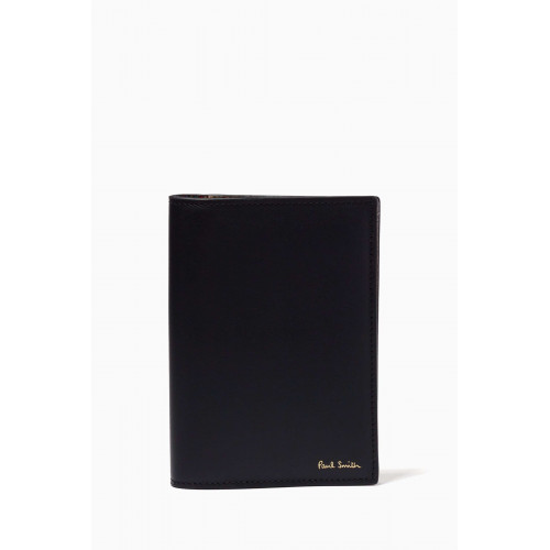 Paul Smith - Signature Stripe Interior Passport Cover in Leather