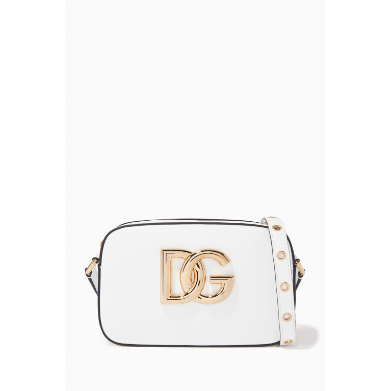 3.5 Crossbody Bag in Leather White