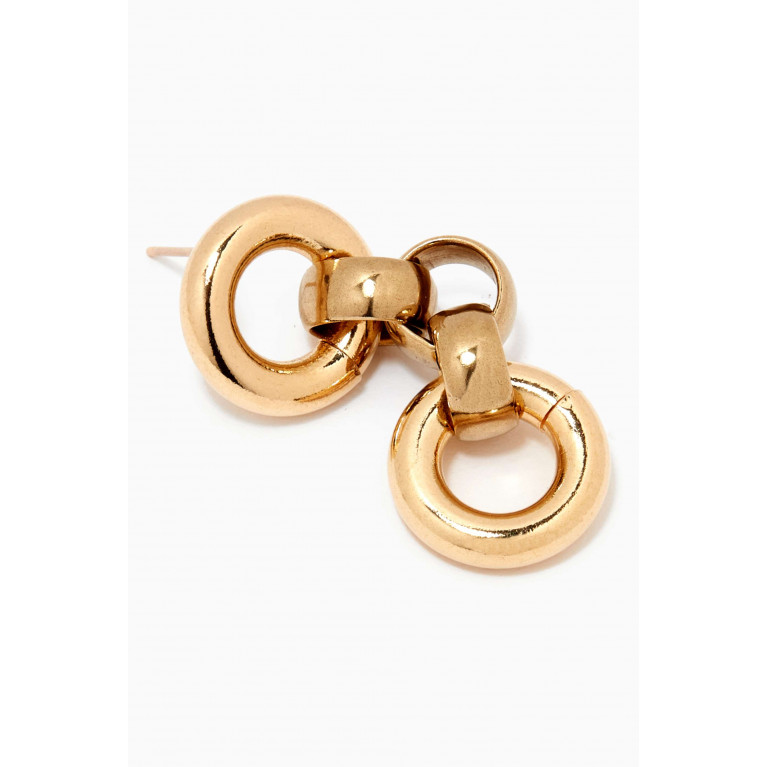 Laura Lombardi - Cinzia Drop Earrings in 14kt Gold Plating