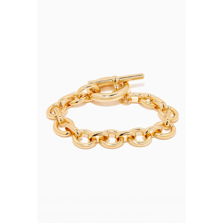 Laura Lombardi - Potrait Chain Bracelet in 14kt Gold Plating