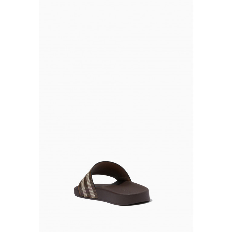 Burberry - Furley Slide Sandals in TPU & Rubber