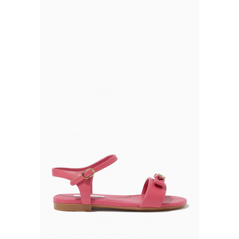 Dolce & Gabbana - Bow Sandals in leather