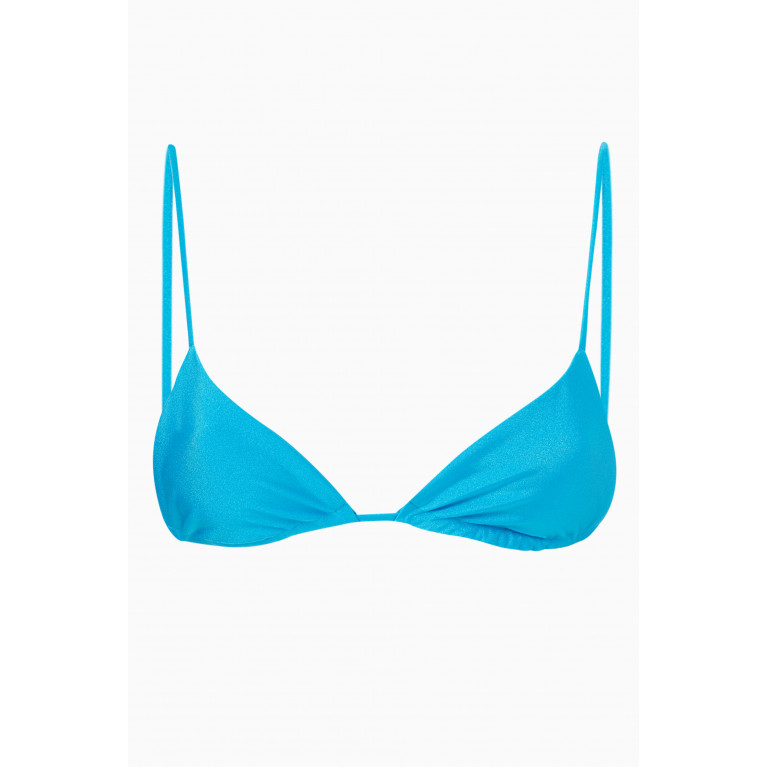 Jade Swim - Via Bikini Top Blue