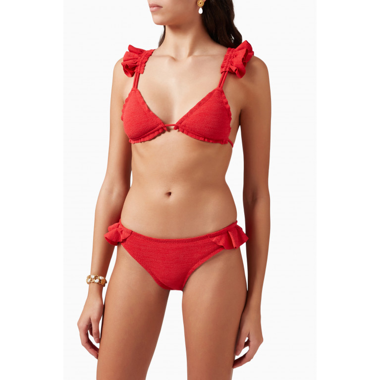 Clube Bossa - Laven Bikini Top Red