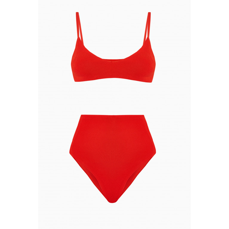 SIR The Label - Audrey High-waisted Bikini Briefs in Stretch Nylon