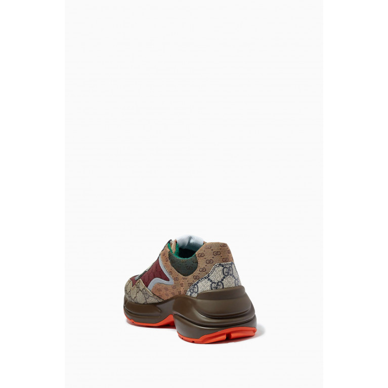 Gucci - Rhyton GG Chunky Runner Sneakers in Supreme Canvas