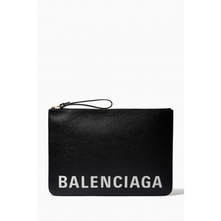 Balenciaga - Cash Pouch with Handle in Leather