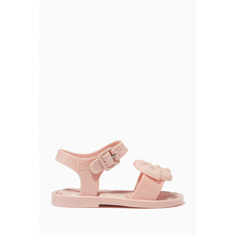Mini Melissa - Bow Detail Sandals Pink