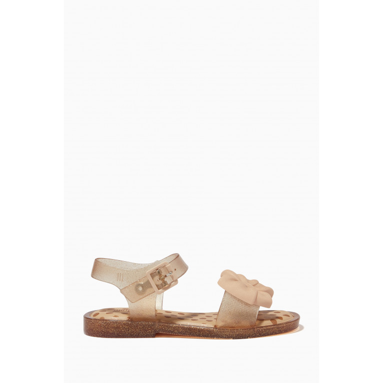 Mini Melissa - Bow Detail Sandals Black