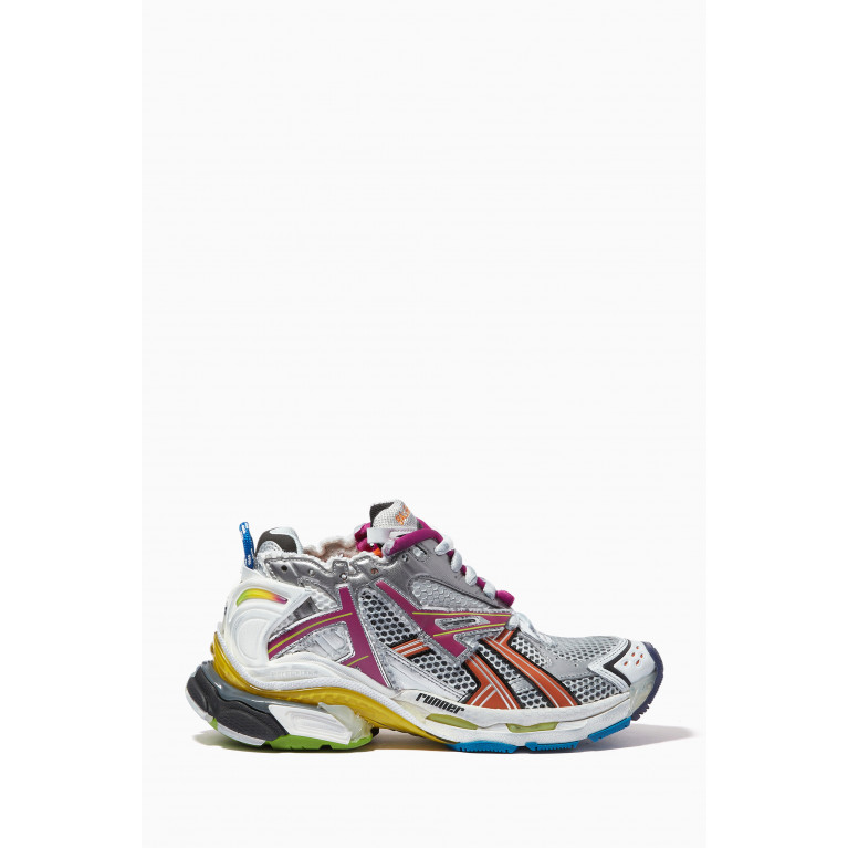Balenciaga - Runner Sneakers in Mesh & Nylon Multicolour