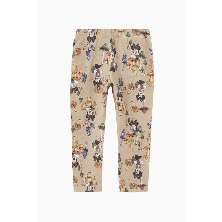 Name It - Disney Minnie Mouse Leggings in Stretch Jersey Grey