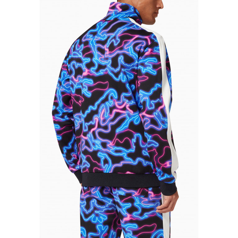 Valentino - Neon Camo Print Jacket in Jersey