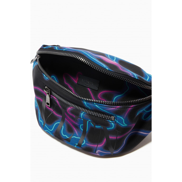 Valentino - Valentino Garavani VLTN Neon Camo Belt Bag in Tech Nylon