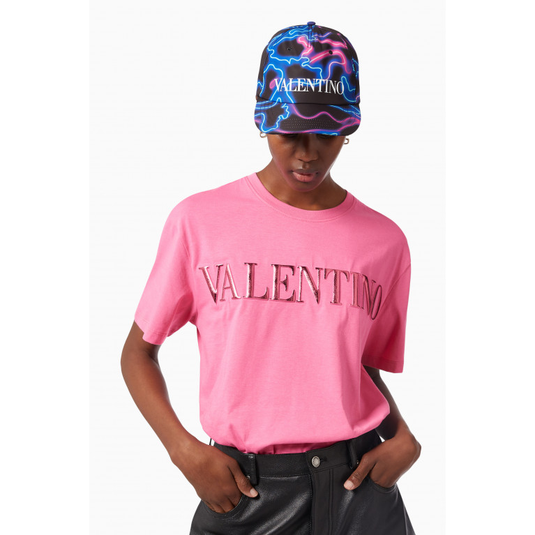 Valentino - Valentino Neon Camo Hat in Twill