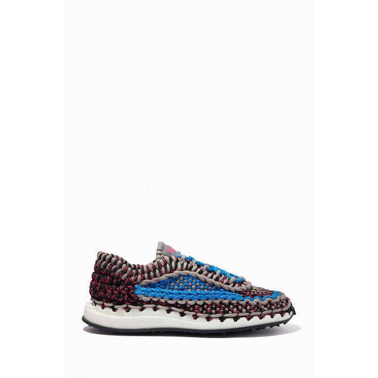 Valentino - Valentino Garavani Crochet Sneakers in Woven Fabric