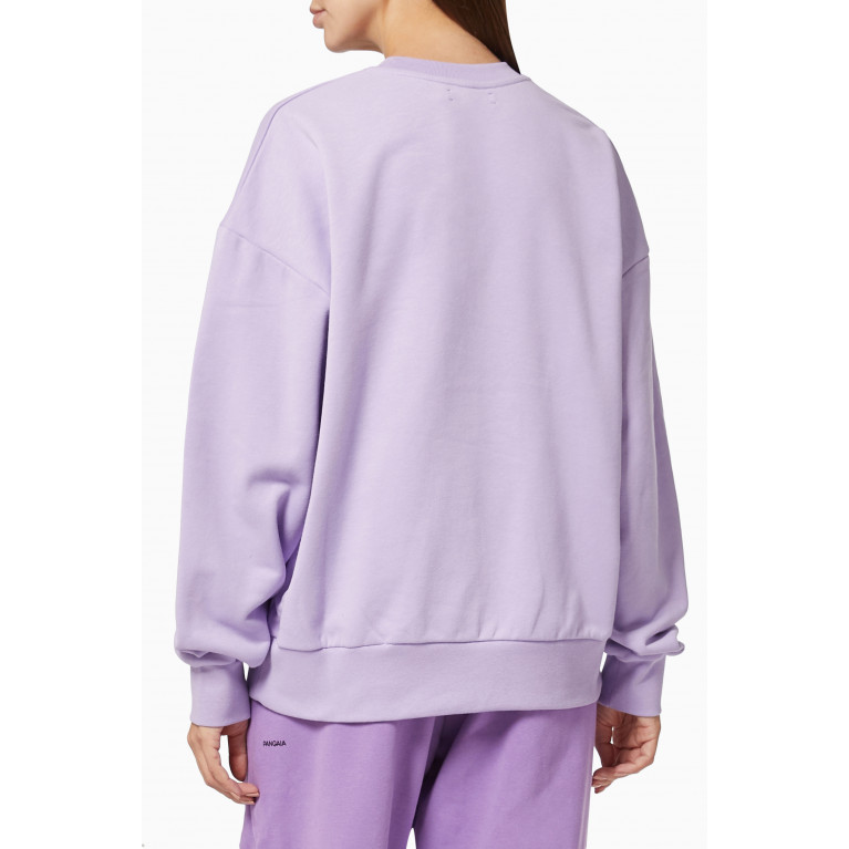 Pangaia - Lightweight Organic Cotton Sweatshirt Orchid Purple