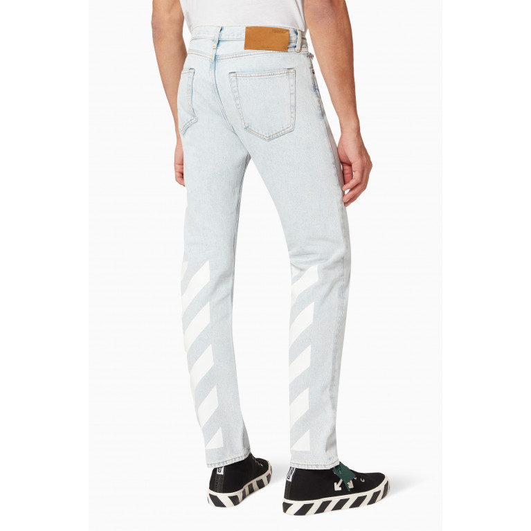 Off-White - Diagonal Tab Slim Jeans