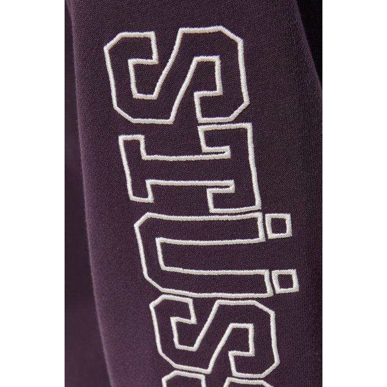 Stussy - Sport Embroidered Sweatpants in Cotton Fleece