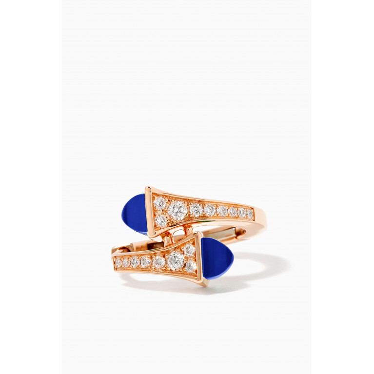Marli - Cleo Diamond Huggie Earrings in 18kt Rose Gold