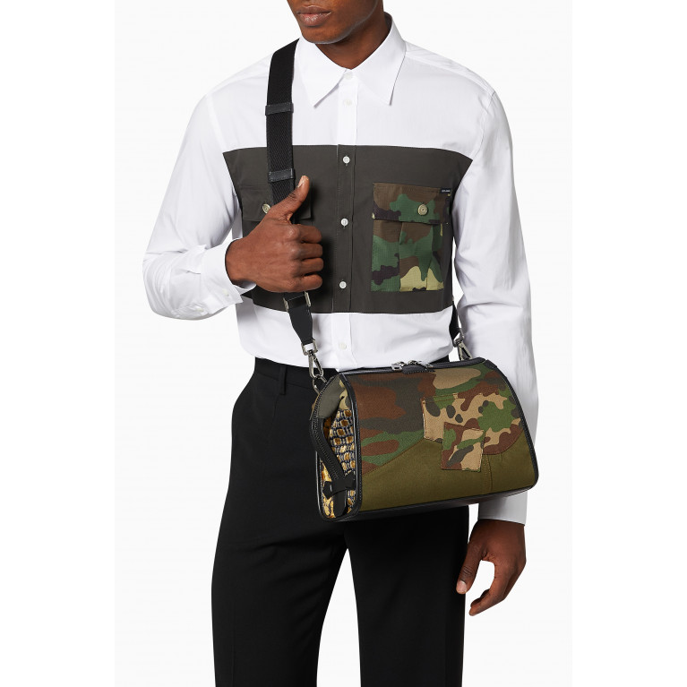 Dolce & Gabbana - Crossbody Bag in Camouflage Patchwork Fabric