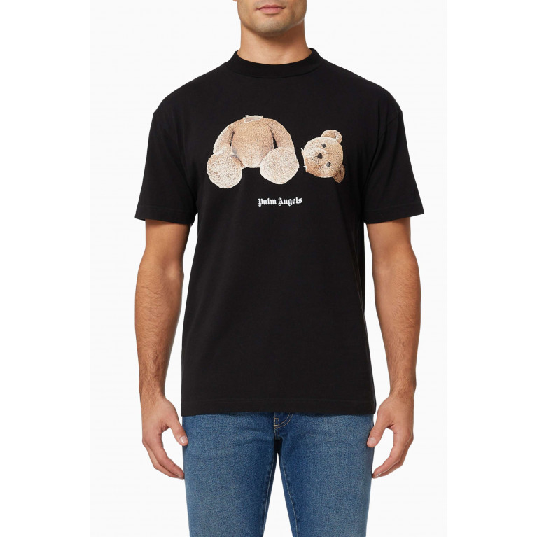 Palm Angels - Bear T-shirt in Cotton Black